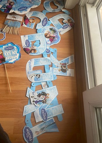Elsa Frozen Temalı Parti Seti - Görsel 2