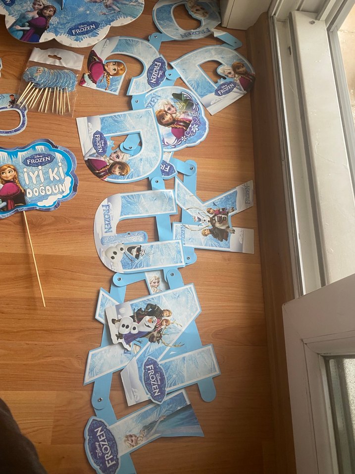 Elsa Frozen Temalı Parti Seti - Görsel 2
