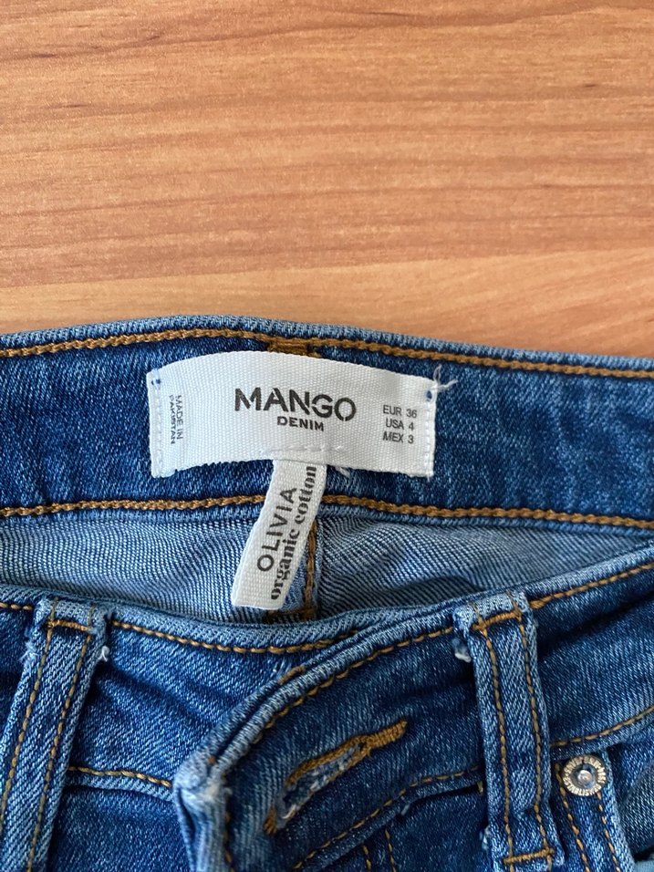 Kadın Mavi Denim Normal Boy Kot Pantolon - Görsel 4
