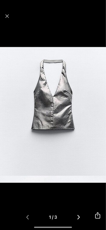 Zara halter crop