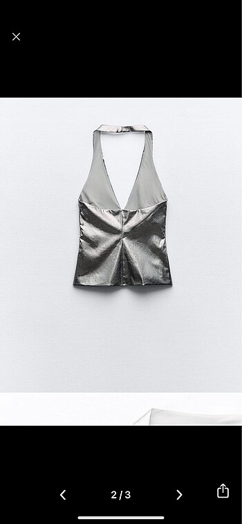 Zara Zara halter crop