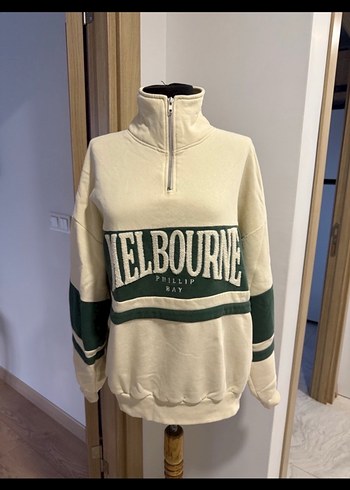 Yarım Fermuarlı Kadın Sweatshirt