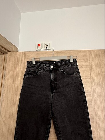 38 Beden Füme rengi mom jean