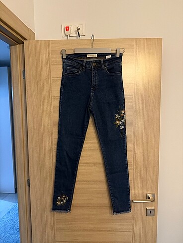 38 Beden Full likralı kot pantolon