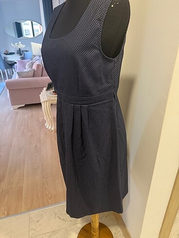 38 Beden Beli lastikli elbise