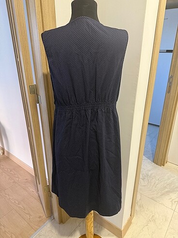 38 Beden lacivert Renk Beli lastikli elbise