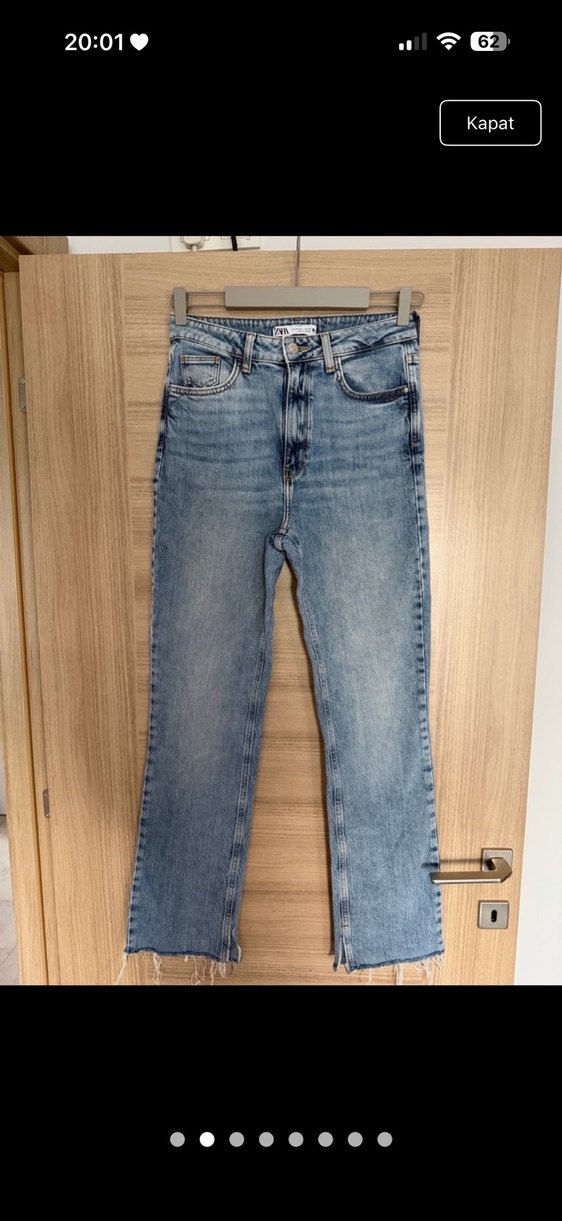 Zara marka regular fit jean - Görsel 2