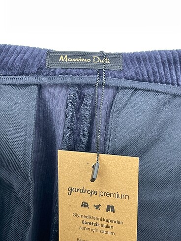 36 Beden lacivert Renk Massimo Dutti Düz Kesim %70 İndirimli.