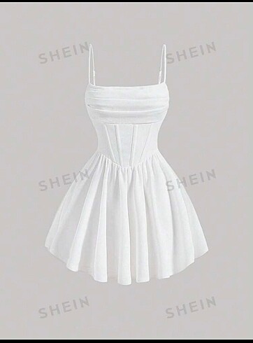 Shein Beyaz Elbise