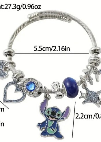  Beden Stitch Detaylı Kadın Bileklik
