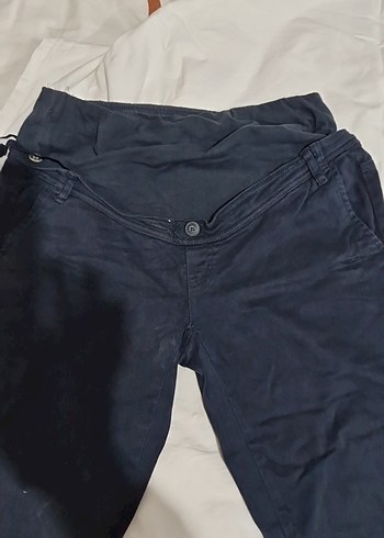 Düğmeli Siyah Hamile Kot Pantolon - Görsel 2