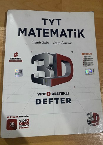 TYT Matematik 3D Video Destekli Defter