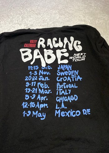 Kız Çocuk Siyah Baskılı Uzun Kollu Tişört - Görsel 4