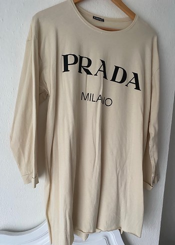 Bej Pamuklu Uzun Kollu Hamile Tişörtü - Görsel 3