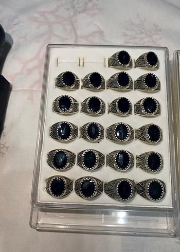 Erkek Bohem Vintage Çok Renkli Taşlı Yüzükler İLAN - Görsel 3