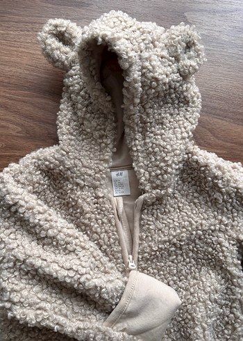 Kapüşonlu Kürk Detaylı Bebek Tulumu - Görsel 7