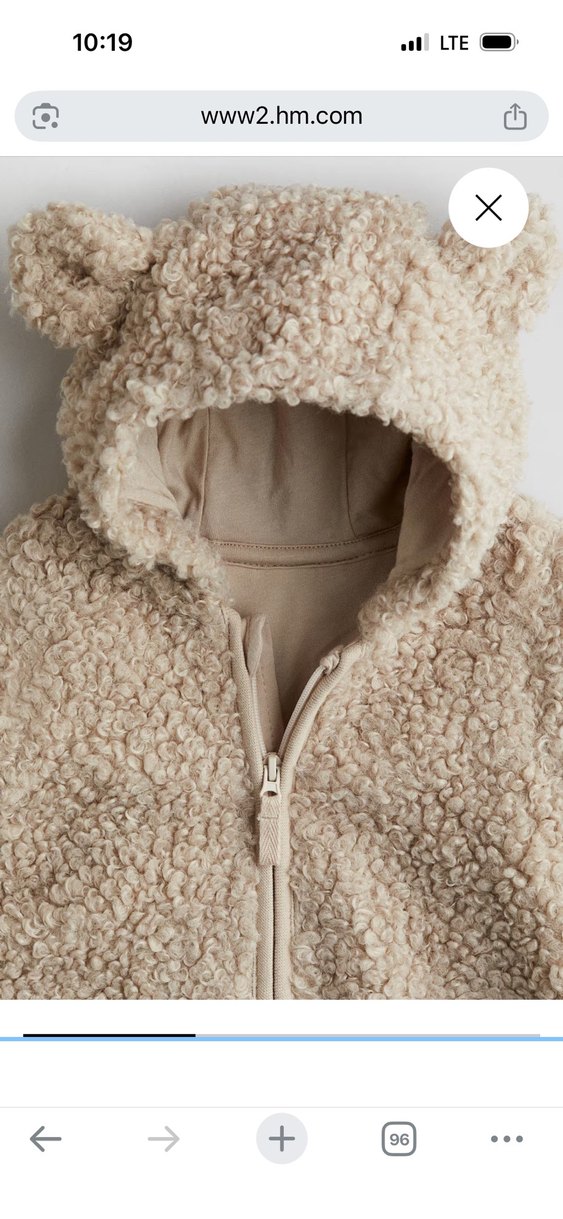 Kapüşonlu Kürk Detaylı Bebek Tulumu - Görsel 3