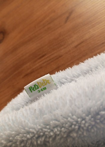 3 Ay Beden Mavi Nakışlı Erkek Bebek Triko Tulum