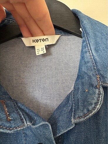 38 Beden mavi Renk Koton kot gömlek