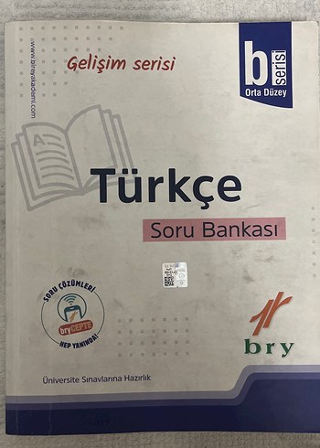 BRY Orta Düzey Türkçe Soru Bankası sadece 15 test çözülmüş