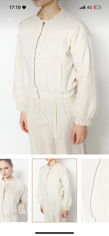 Trendyol & Milla Oversize kalıp kısa ceket mont
