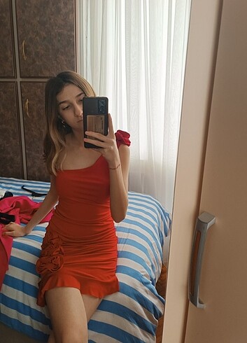 Eyyo kırmızı elbise