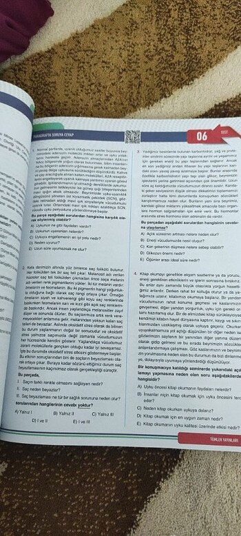 Tümler yayınları paragraf