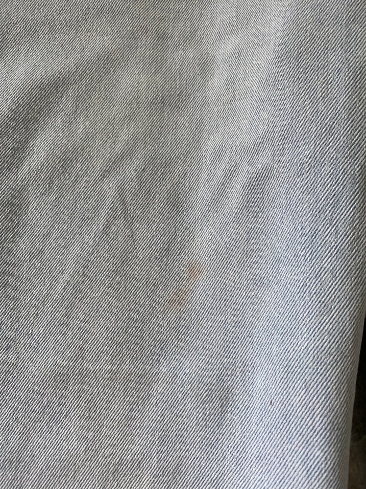 Buz mavisi Renk Wide Leg Kesim Midi Kot Pantolon - Görsel 3