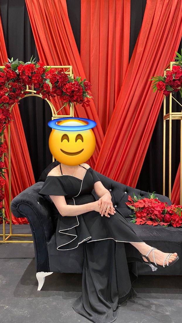 Zühre Uzun Siyah Abiye Elbise - Görsel 2