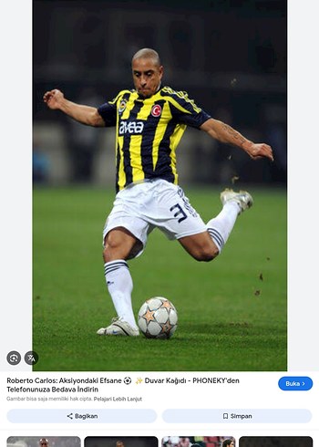 orijinal Fenerbahçe Roberto Carlos - Görsel 3