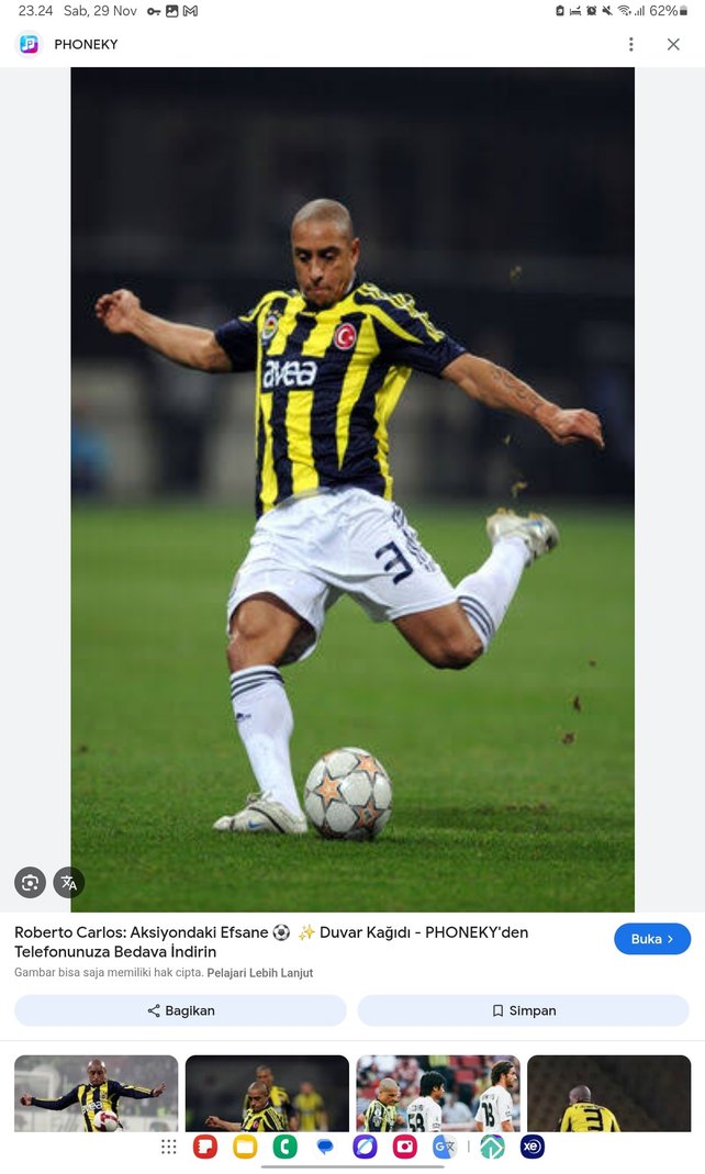 orijinal Fenerbahçe Roberto Carlos - Görsel 3