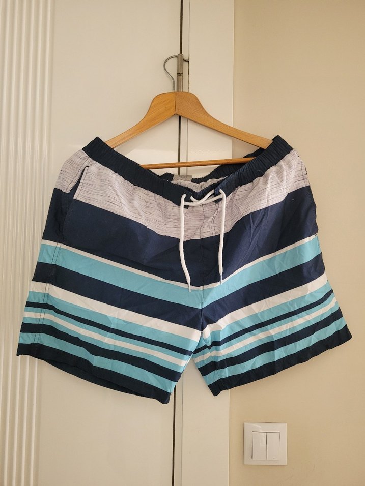 LC Waikiki Erkek Deniz Şortu Çizgili  Hızlı Kuruyan Kumaş - Görsel 3