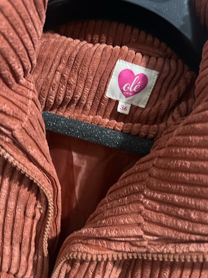 Kiremit rengi kışlık mont - Görsel 4