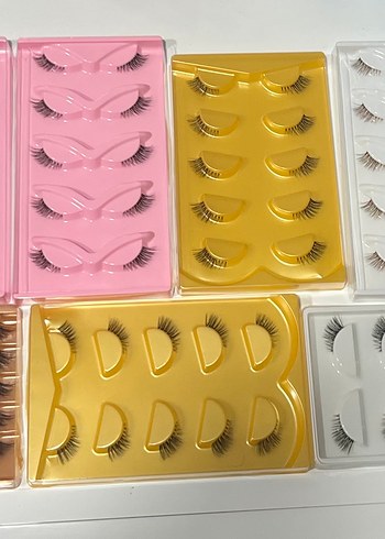 Doğal Takma kirpik seti 5 çifti sadece 250 tl - Görsel 2