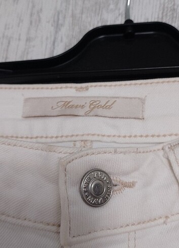 28 Beden mavi jeans krem pantolon