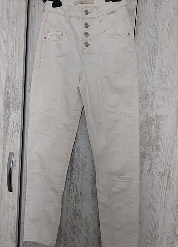 mavi jeans krem pantolon