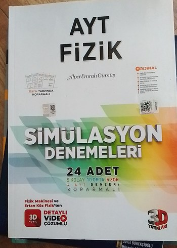 AYT Fizik Simülasyon Denemeleri 24'lü Kitap