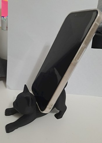 Siyah Kedi  Telefon tutucu - Görsel 4