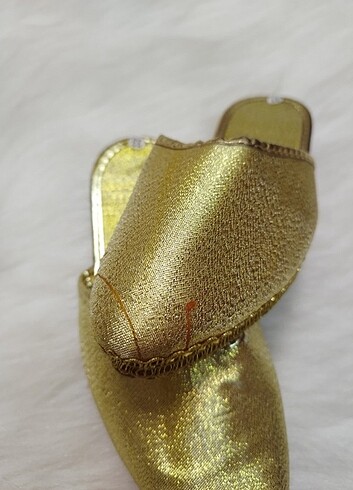 Diğer Gold bindallı kostüm gösteri terlik terliği
