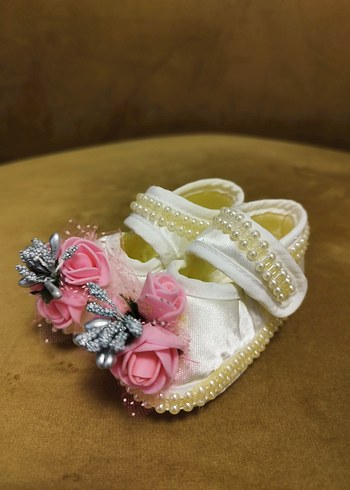 incili Bebek bandana ayakkabı seti - Görsel 5