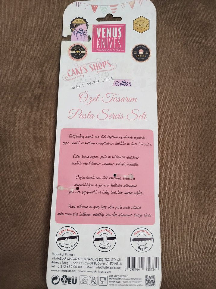 Pastel Pembe Pasta Servis Seti - Görsel 4