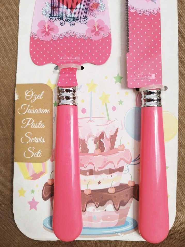 Pastel Pembe Pasta Servis Seti - Görsel 2