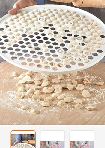 mantı kalıbı Beyaz Hamburger Presi - Görsel 6