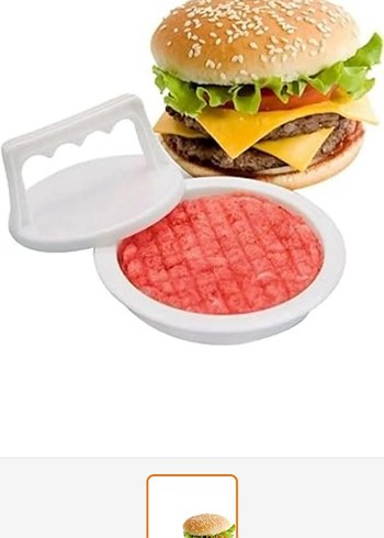 mantı kalıbı Beyaz Hamburger Presi - Görsel 7