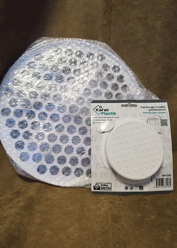 mantı kalıbı Beyaz Hamburger Presi - Görsel 2