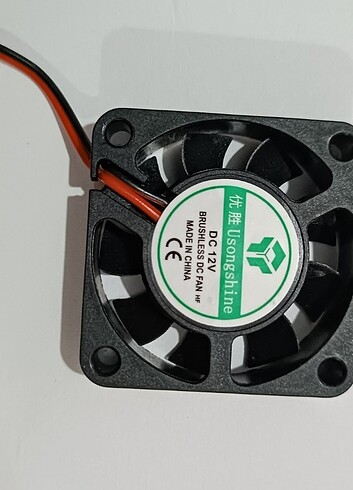 4x4 cm 12v fan kullanılmamış ürün 