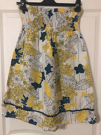 Mango Straplez mini elbise 