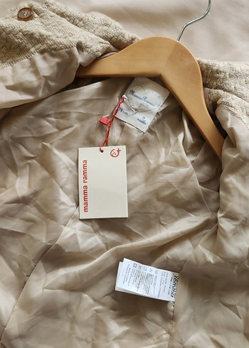 Etiketli Kız Bebek Trençkot  9 Ay (74 cm)  İhracat Fazlası - Görsel 5