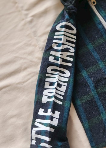 Erkek Bebek Fermuarlı Kapüşonlu Sweat 1218 Ay  İhracat Fazlası - Görsel 4