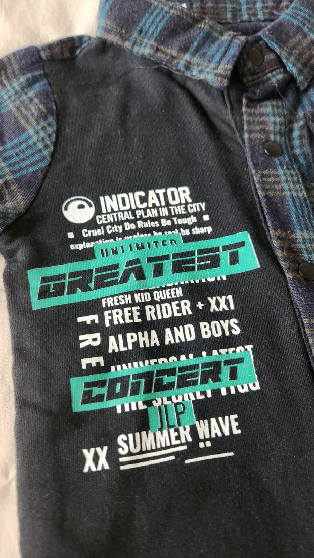 Erkek Bebek Oduncu Gömlek 1218 Ay  Çıtçıtlı | İhracat Fazlası - Görsel 4